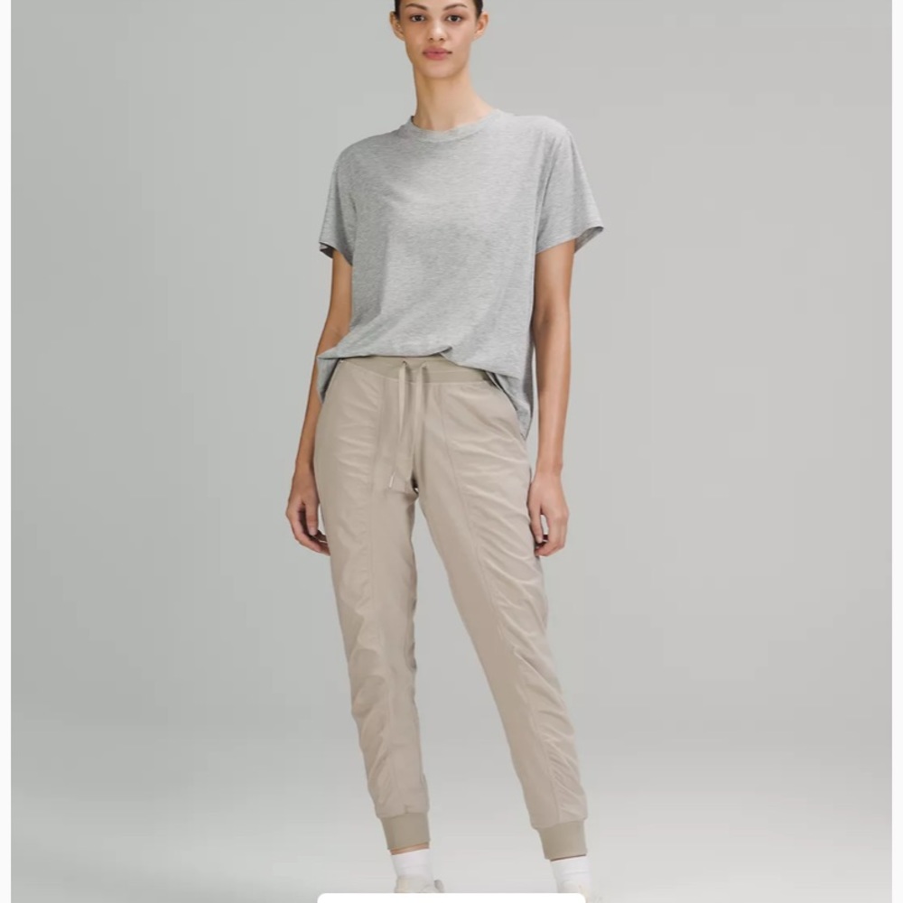 Lululemon Dance Studio Mid-Rise Jogger Full Length in Raw Linen